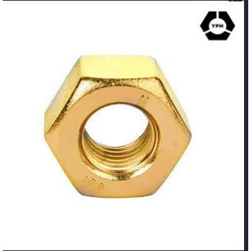 DIN439 Hex Thin Nut Jaune Zinc